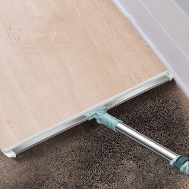2 PCS Multi-Surface Silicone Squeegee Broom - Extendable & 180 degree view 4