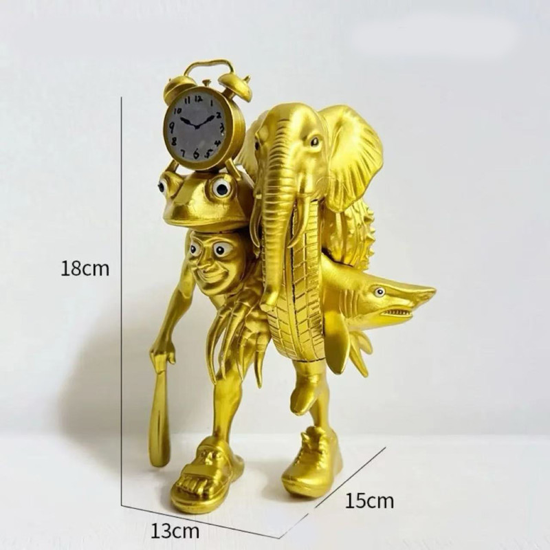 Whimsical Creature & Monster Figurine Collection - Set of Bizarre PVC Mini view 3
