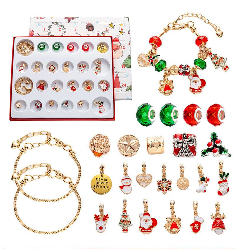 24-Day DIY Christmas Advent Calendar Jewelry Kit(RC469-2) view 3