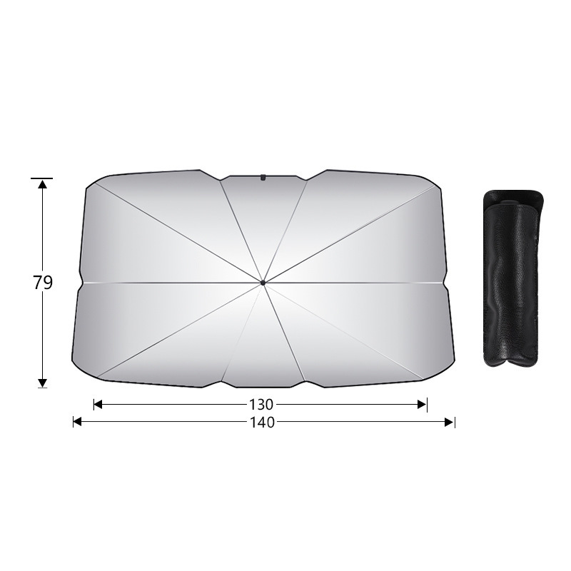 Large size Foldable Car Windshield Sun Shade Umbrella - Ultimate UV & Heat
