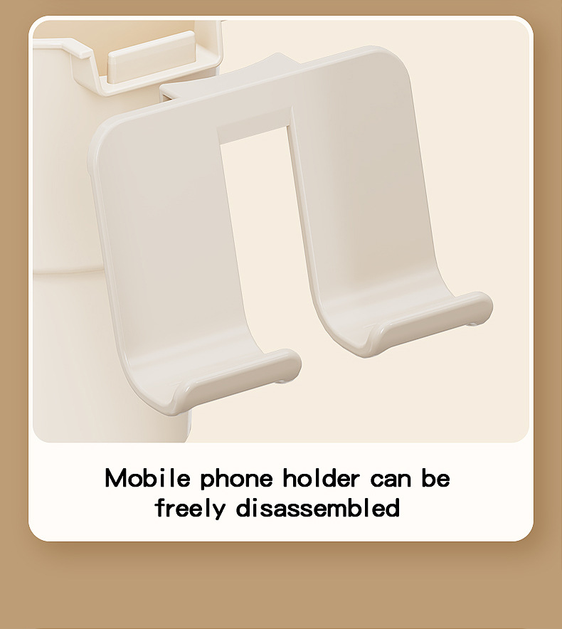 Multi-Purpose Anti-Spill Cup Holder with Suction Base & Detachable Phone view 15