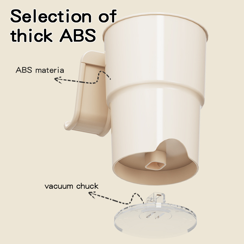 Multi-Purpose Anti-Spill Cup Holder with Suction Base & Detachable Phone view 3