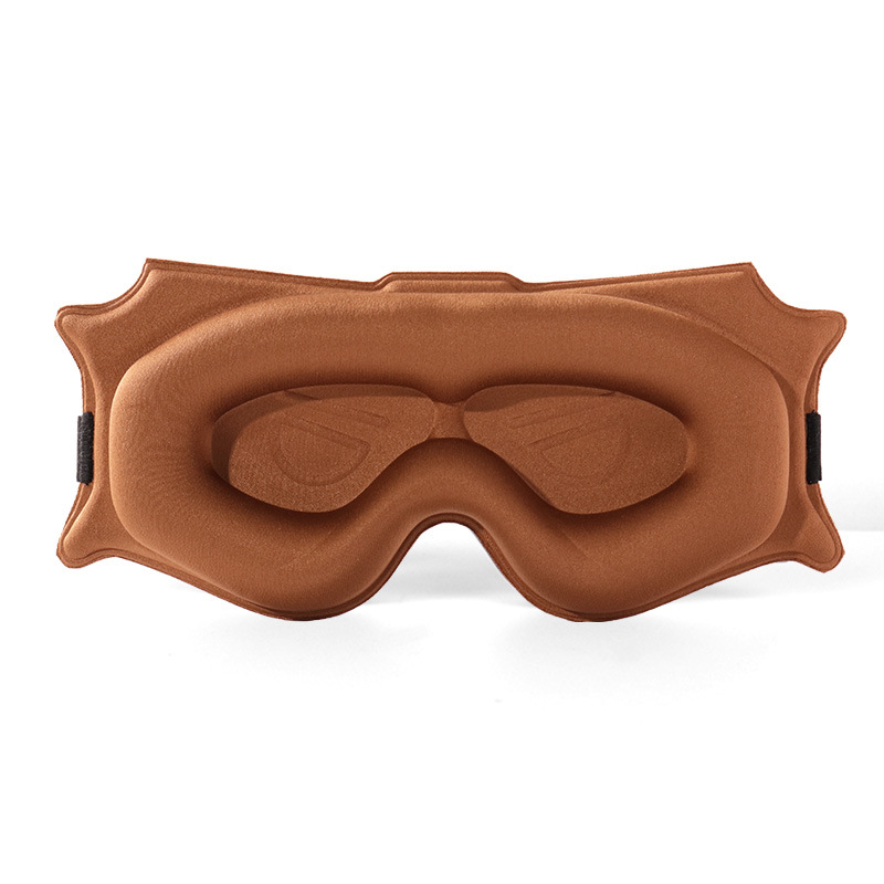 3pc 6D Contoured Zero-Pressure Sleep Mask - 360 Light Blocking Eye Mask with
