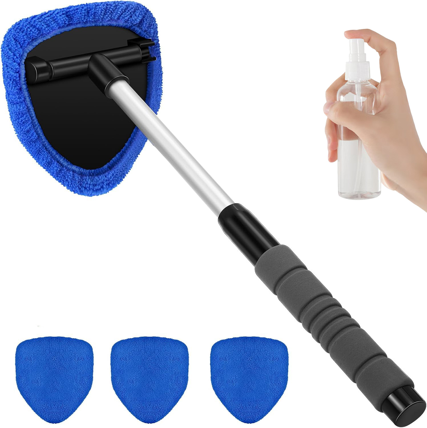 Blue Car Windshield Cleaner Tool
