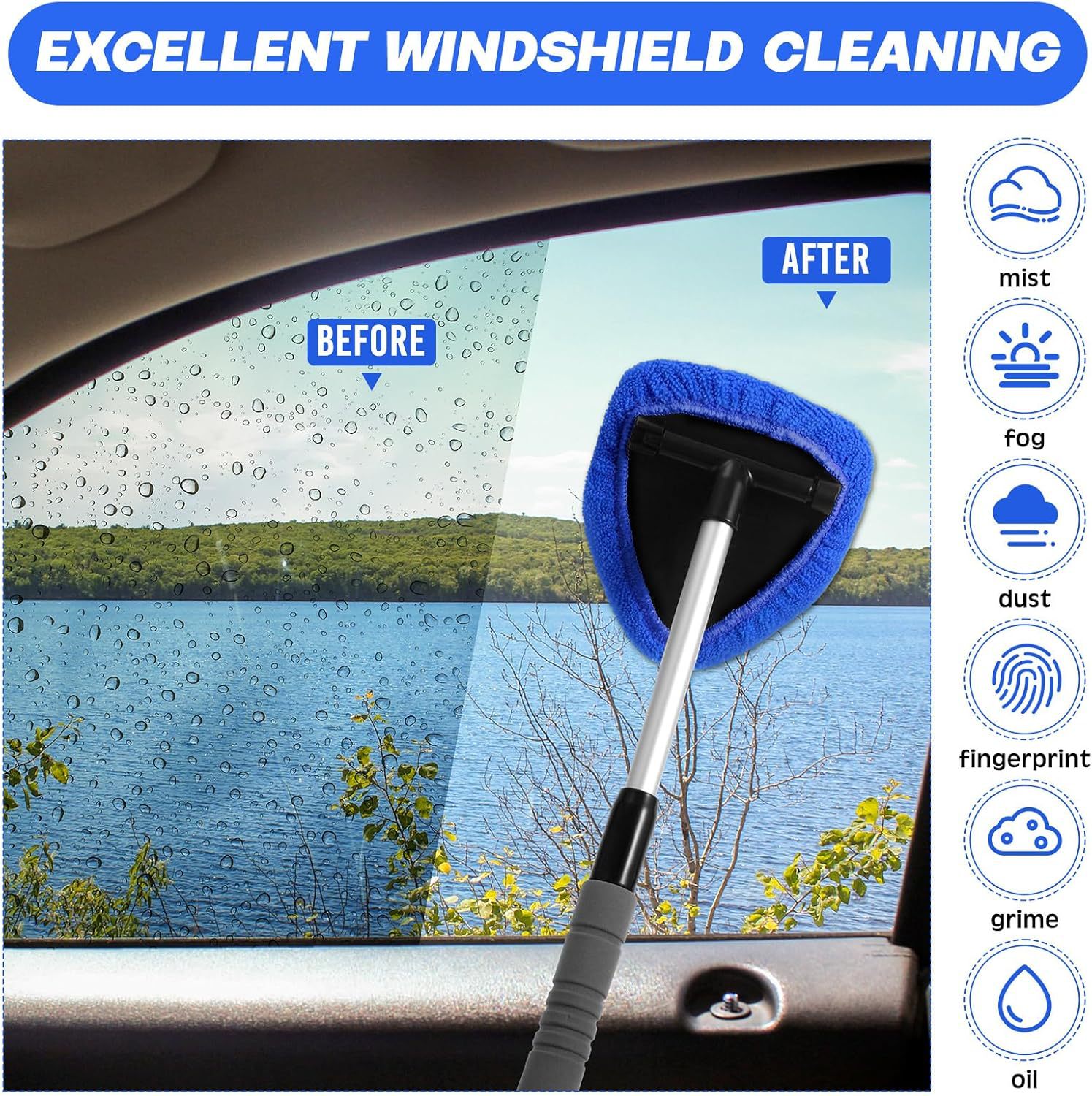 Black Car Windshield Cleaner Tool view 4