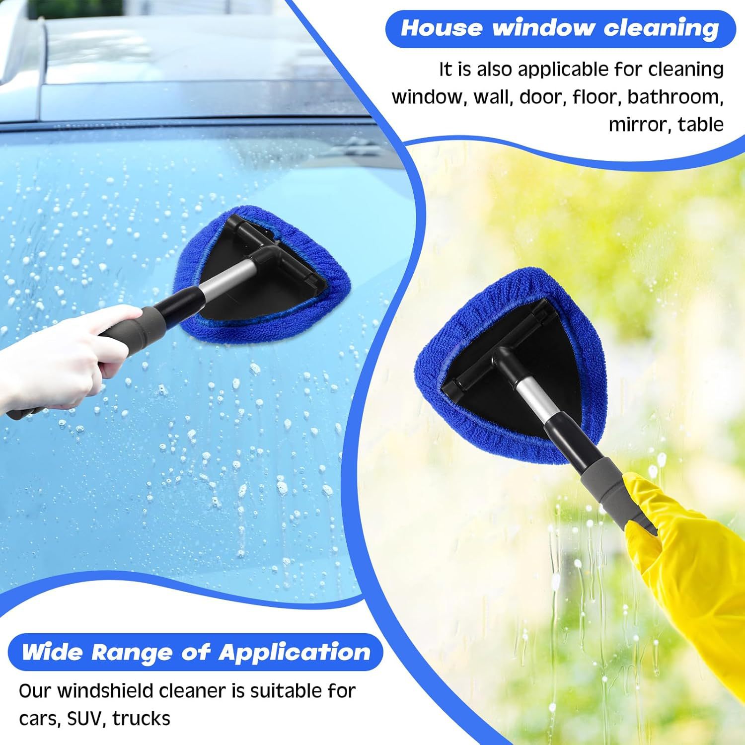 Black Car Windshield Cleaner Tool view 5
