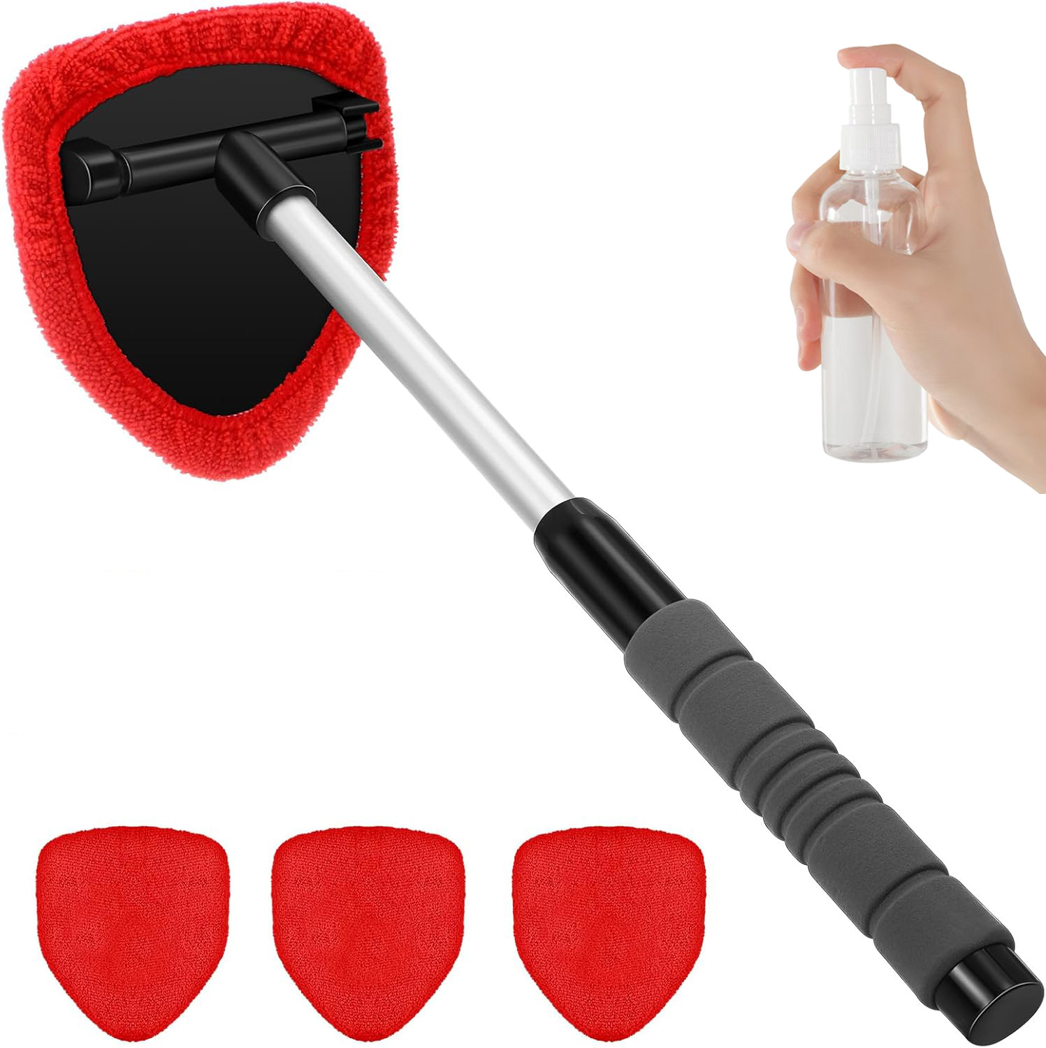 Red Car Windshield Cleaner Tool