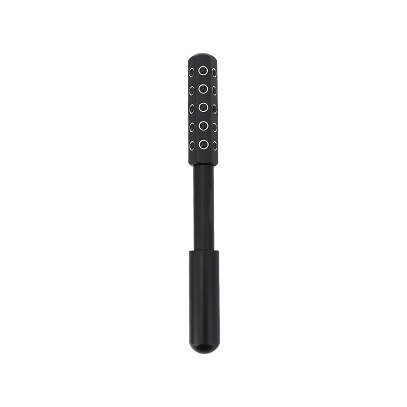 Black Germanium Stone Facial Roller - Uplifting & Sculpting Beauty Massager