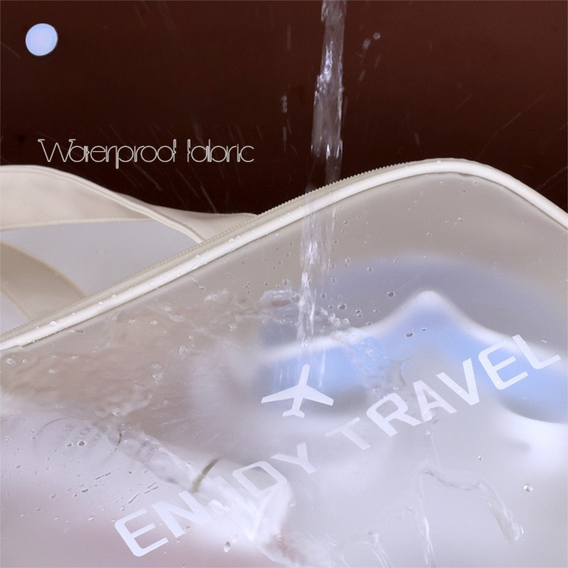 Green Waterproof Wet Dry Separation Travel Bag - Gym view 3