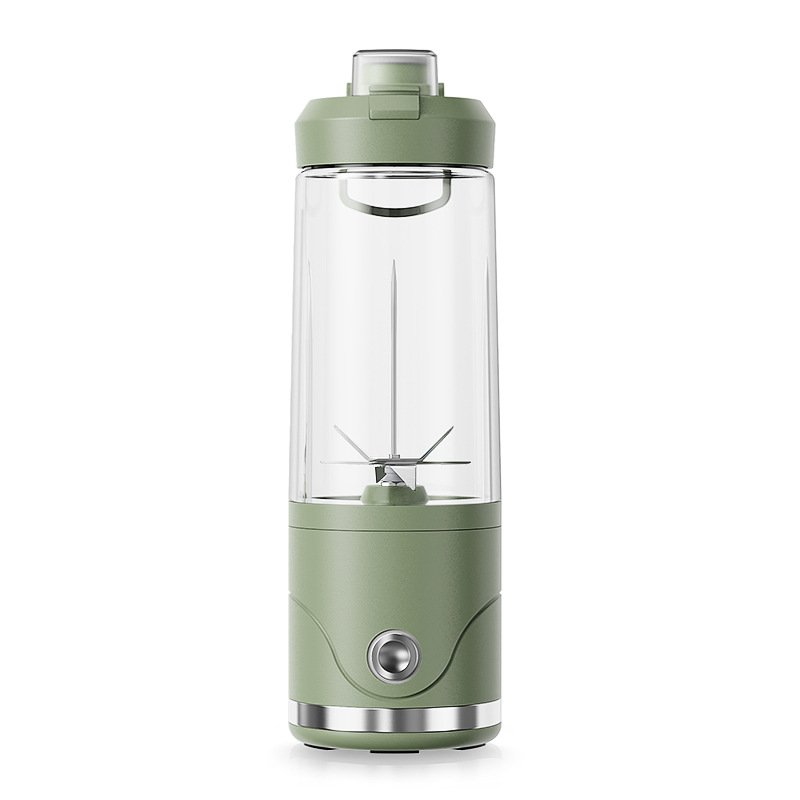 Green Portable Automatic Rechargeable Blender Wireless Juicer Mini Ice Crusher