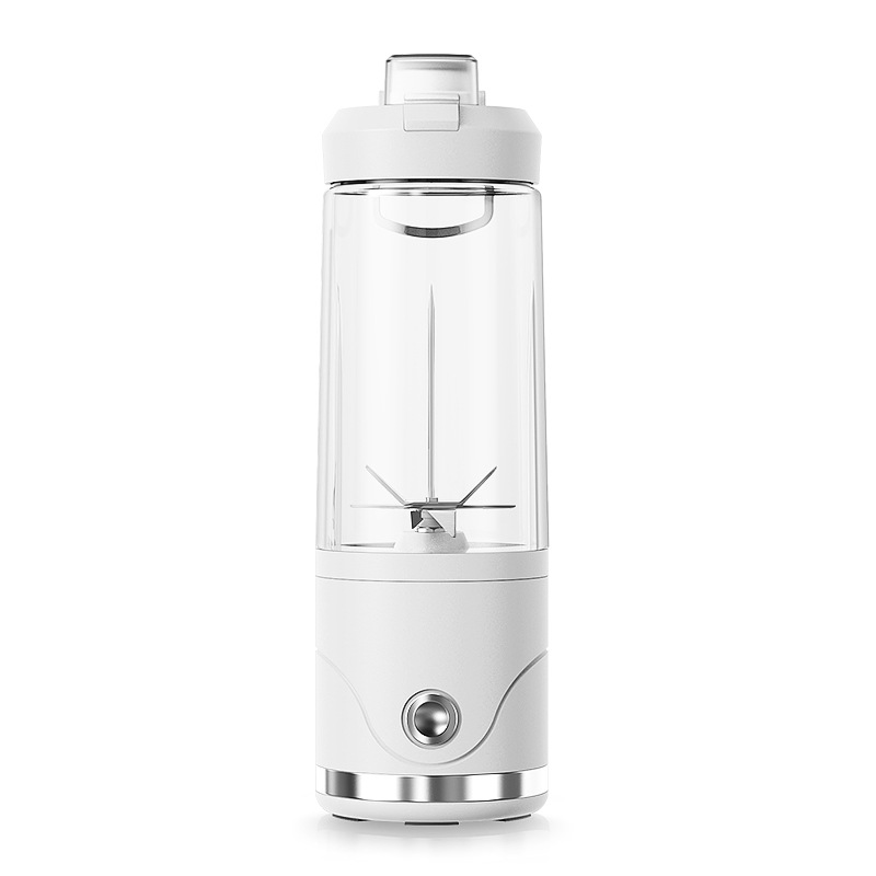 White Portable Automatic Rechargeable Blender Wireless Juicer Mini Ice Crusher