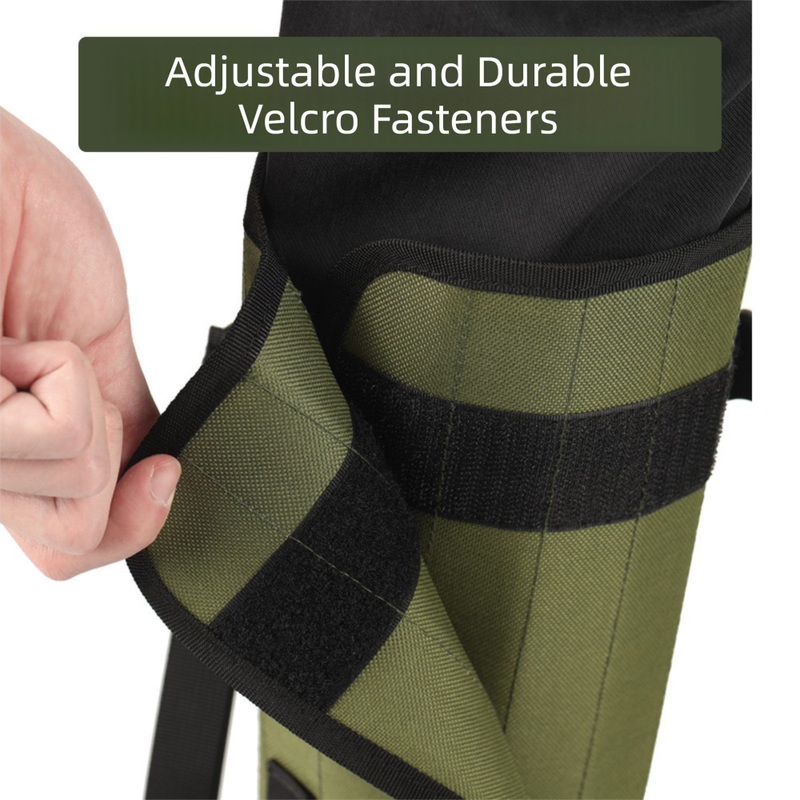 Black Outdoor Waterproof Leg Gaiters - Anti-Snake Bite & Scratch Protection view 5