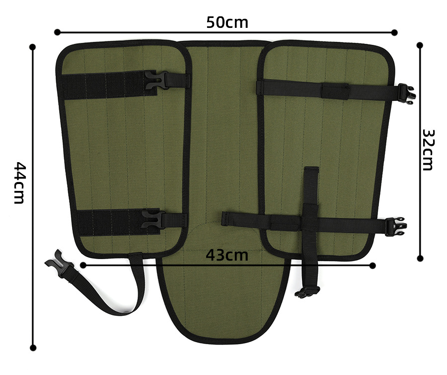 Camouflage khaki Outdoor Waterproof Leg Gaiters - Anti-Snake Bite & Scratch view 7