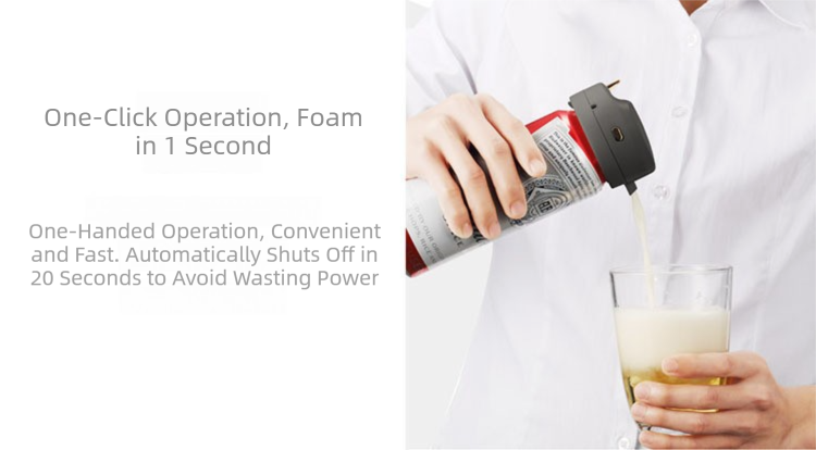 Portable Ultrasonic Beer Foam Maker - Clip-On Canned Beer Dispenser for Creamy view 4