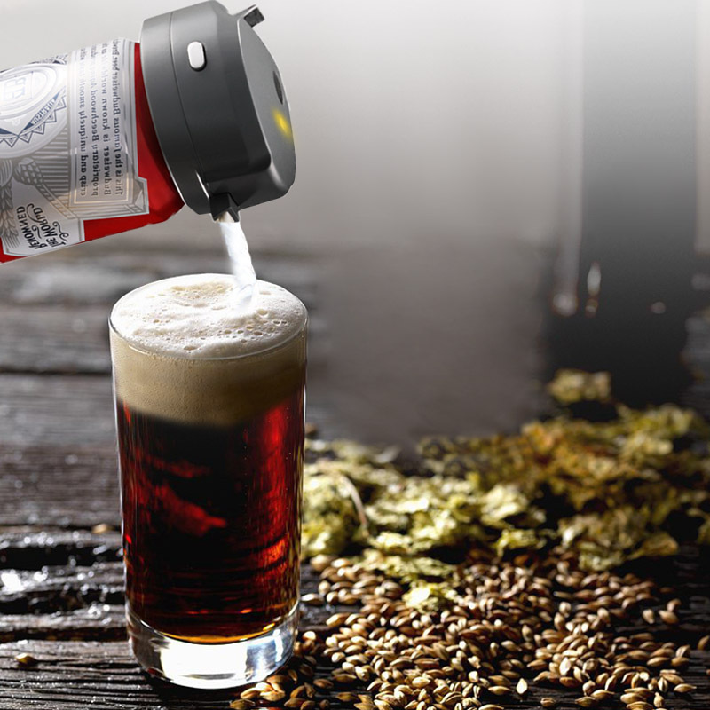 Portable Ultrasonic Beer Foam Maker - Clip-On Canned Beer Dispenser for Creamy view 6