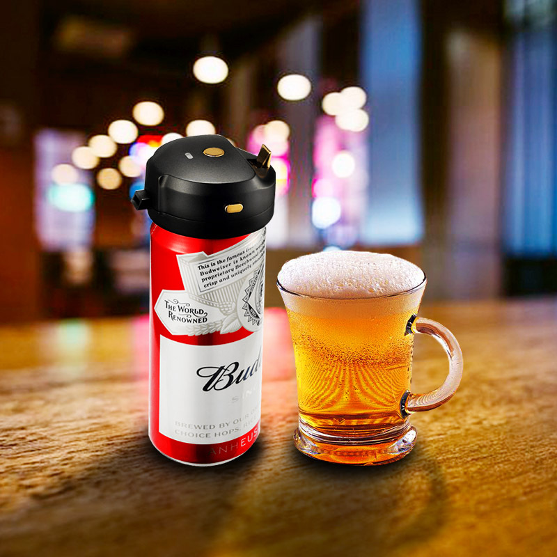 Portable Ultrasonic Beer Foam Maker - Clip-On Canned Beer Dispenser for Creamy view 7