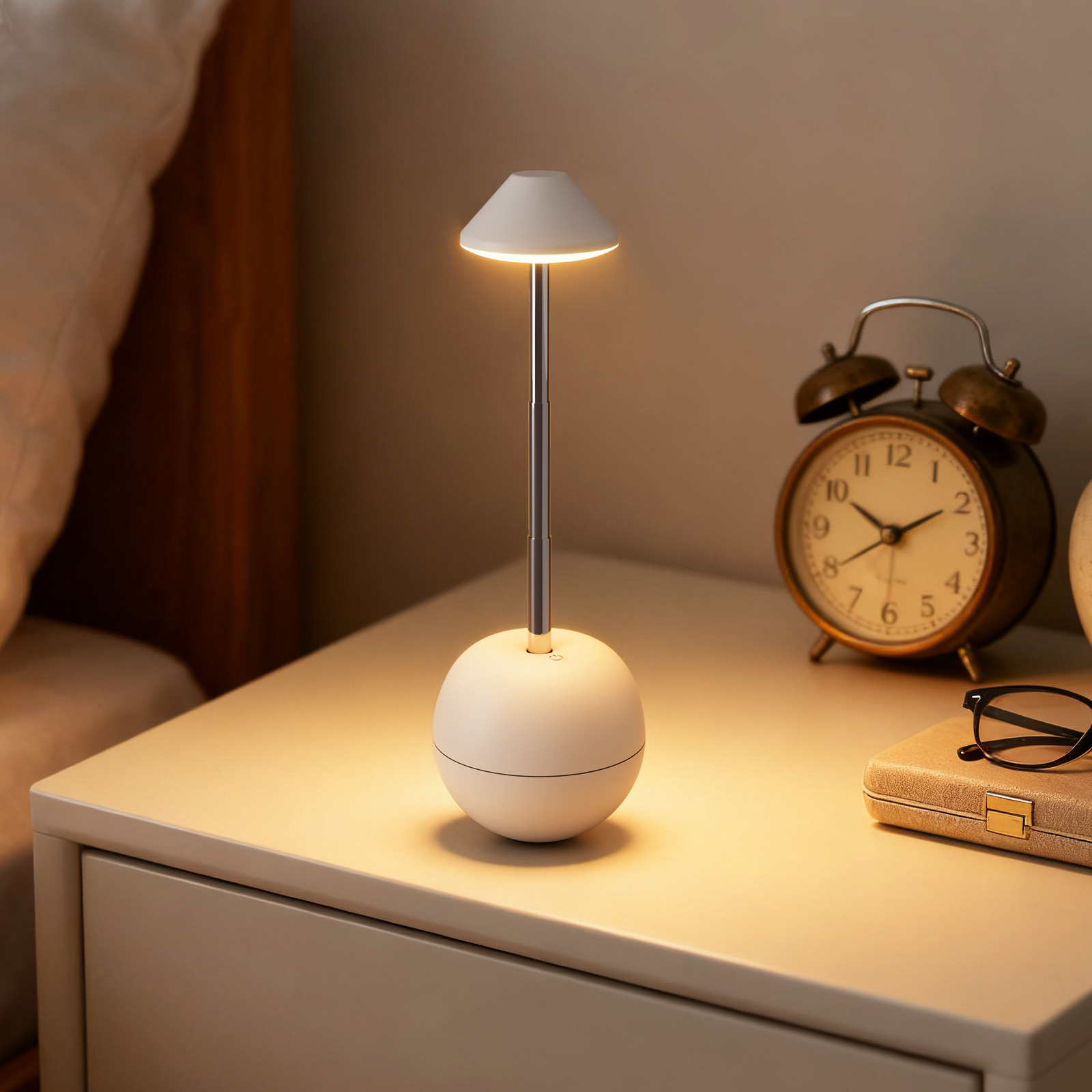 Green Creative Tumbler LED Night Light - Rechargeable RGB Desk Lamp with view 6