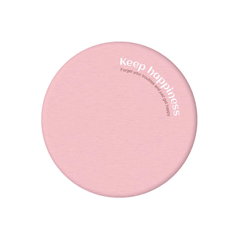 2 Pcs Pink Quick-Dry Natural Diatom Mud Coaster - Absorbent Bathroom Sink Mat