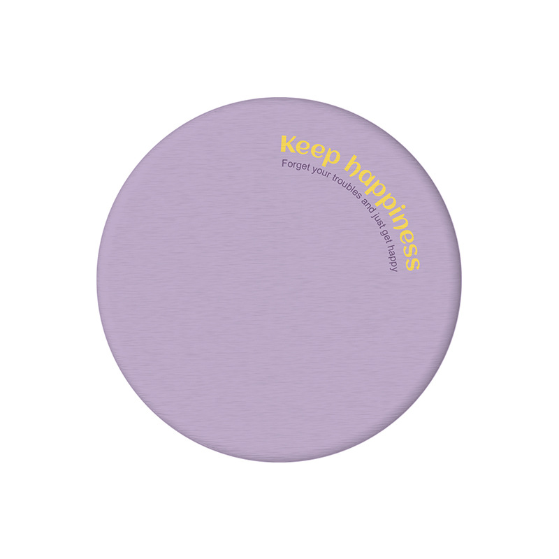 2 Pcs Purple Quick-Dry Natural Diatom Mud Coaster - Absorbent Bathroom Sink