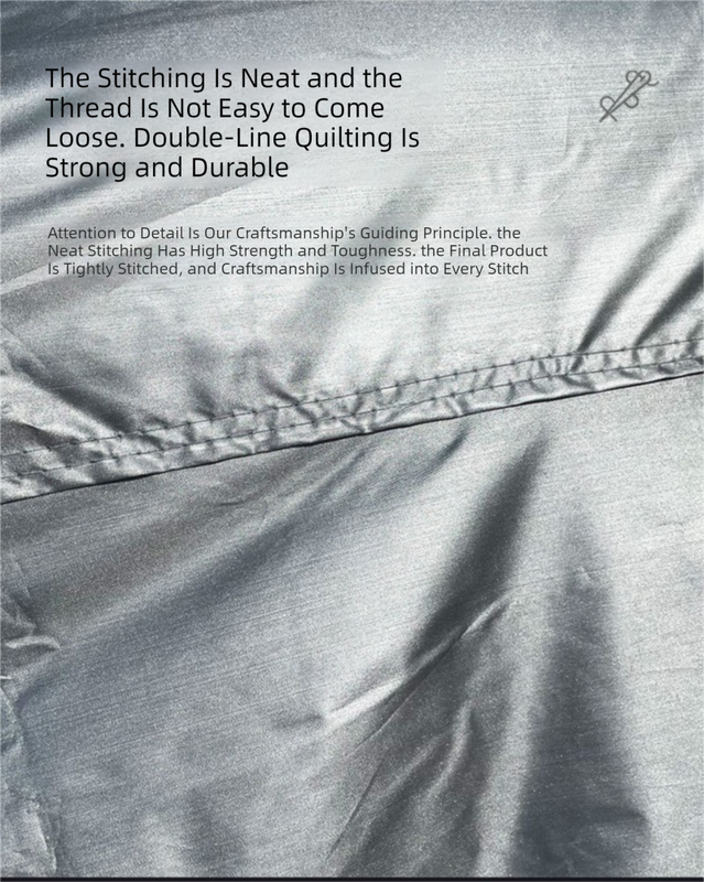 Silver 3XL Universal Car Cover – 170T Taffeta Fabric view 4