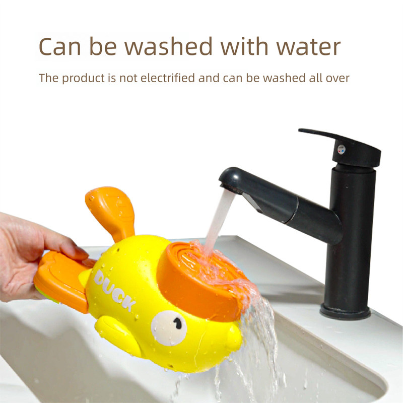 Yellow Interactive Duck-Shaped Automatic Pet Feeder – Smart Treat Dispenser view 3