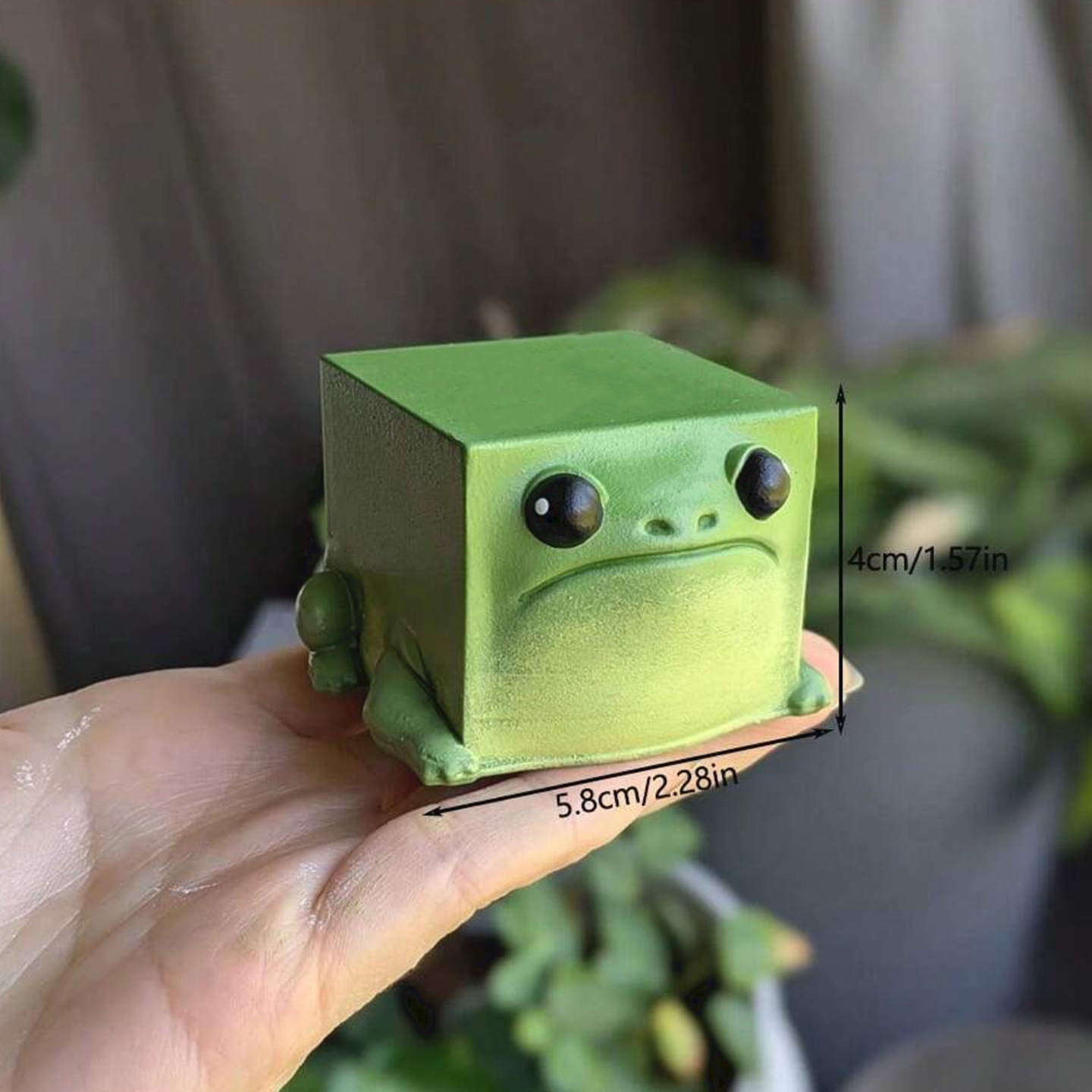 Adorable Ugly-Cute Frog Resin Figurine – 2-Pack Set for Desk, Home & Office Decor view 5
