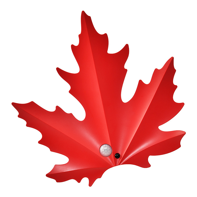 2 Pcs Maple Leaf Smart Motion-Sensing LED Night Light – Magnetic & Self-Adhesive view 2