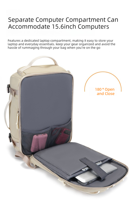 Yellow Stylish & Spacious Backpack – Lightweight view 2