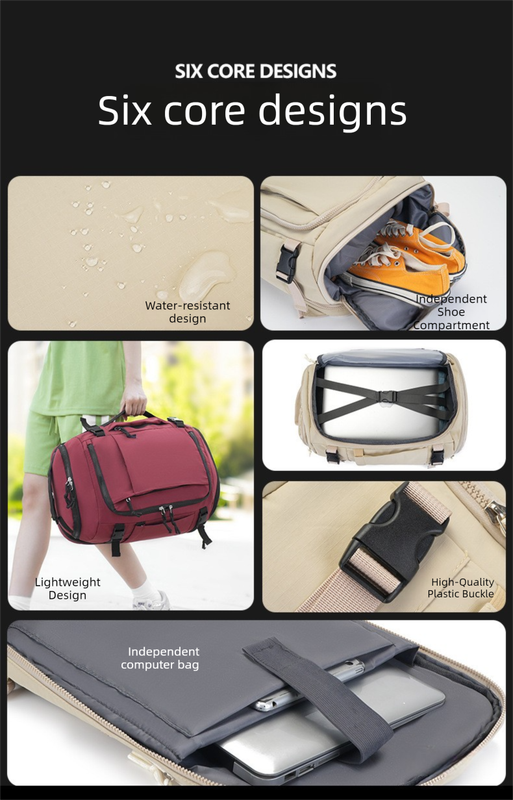 Yellow Stylish & Spacious Backpack – Lightweight view 3