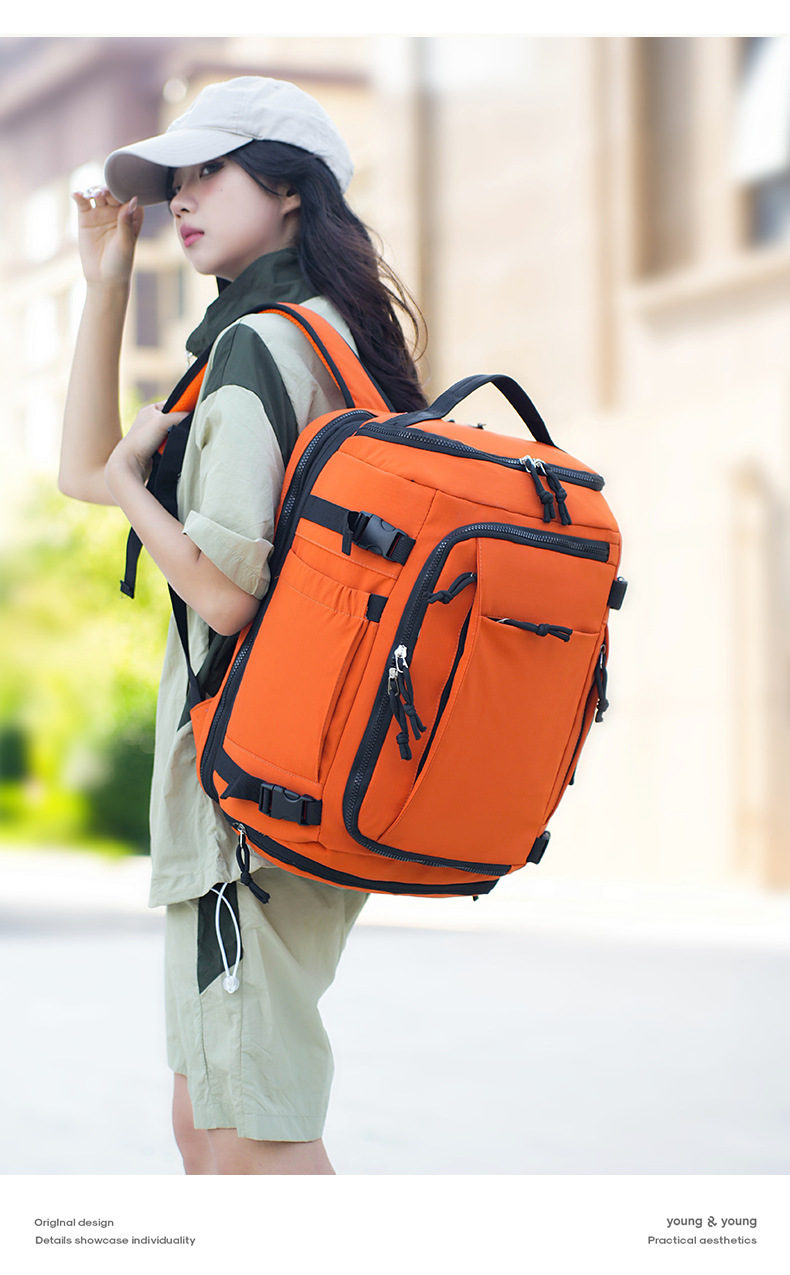 Beige Stylish & Spacious Backpack – Lightweight view 9