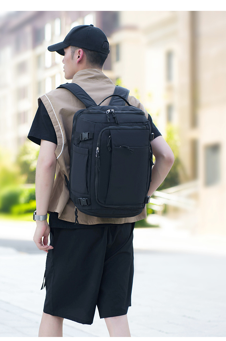 Dark Red Stylish & Spacious Backpack – Lightweight view 6