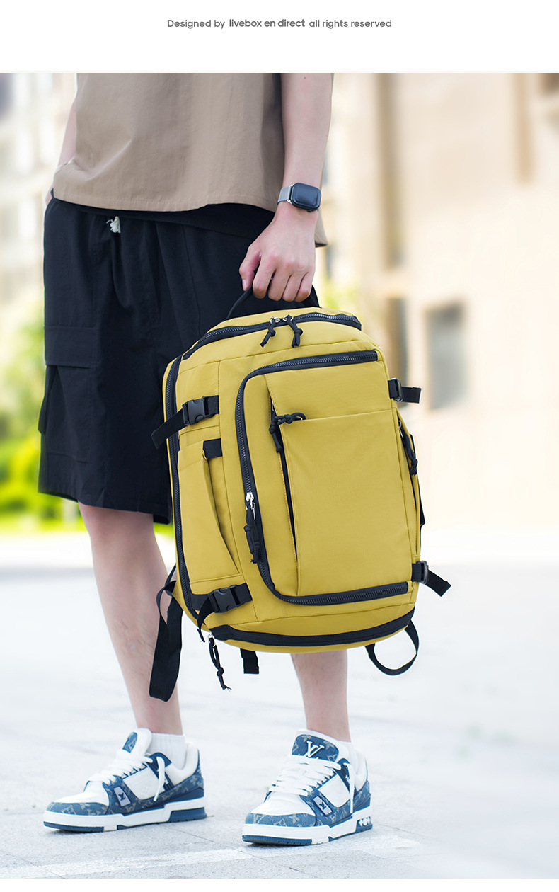 Orange Stylish & Spacious Backpack – Lightweight view 8