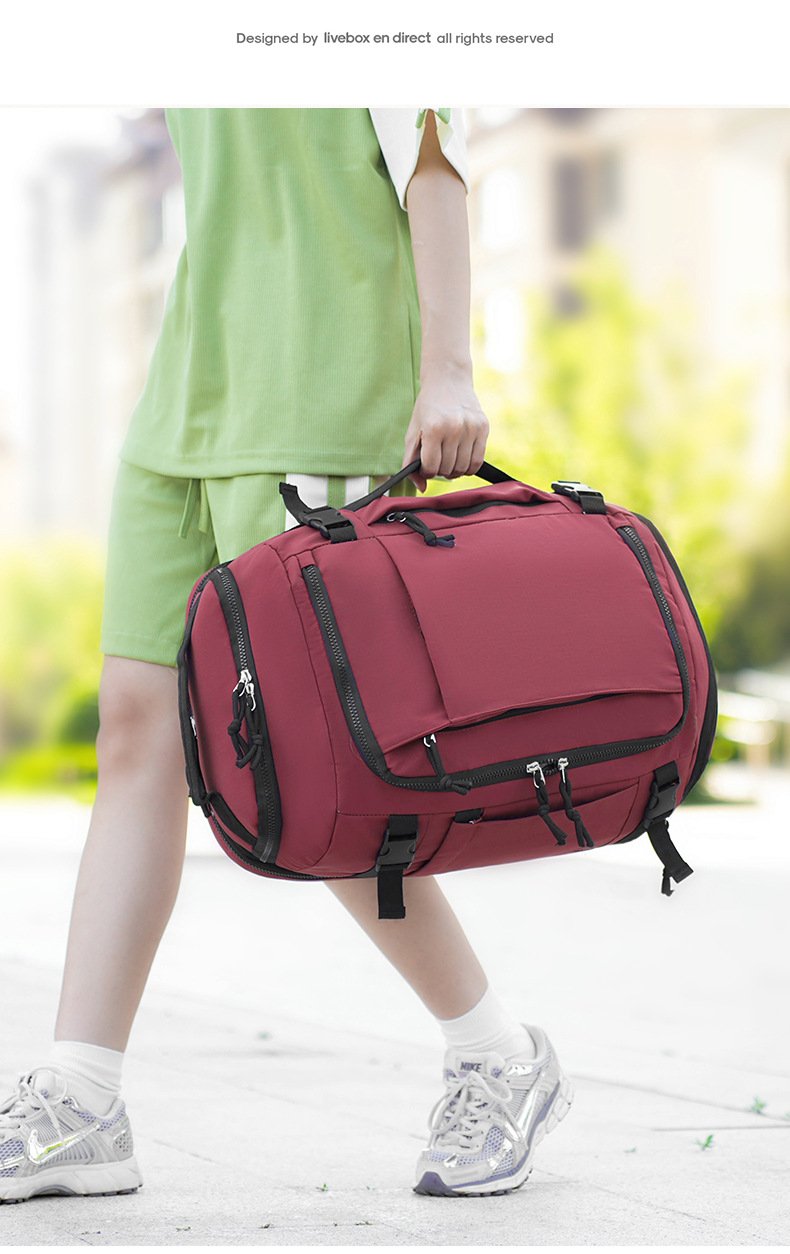 Green Stylish & Spacious Backpack – Lightweight view 7