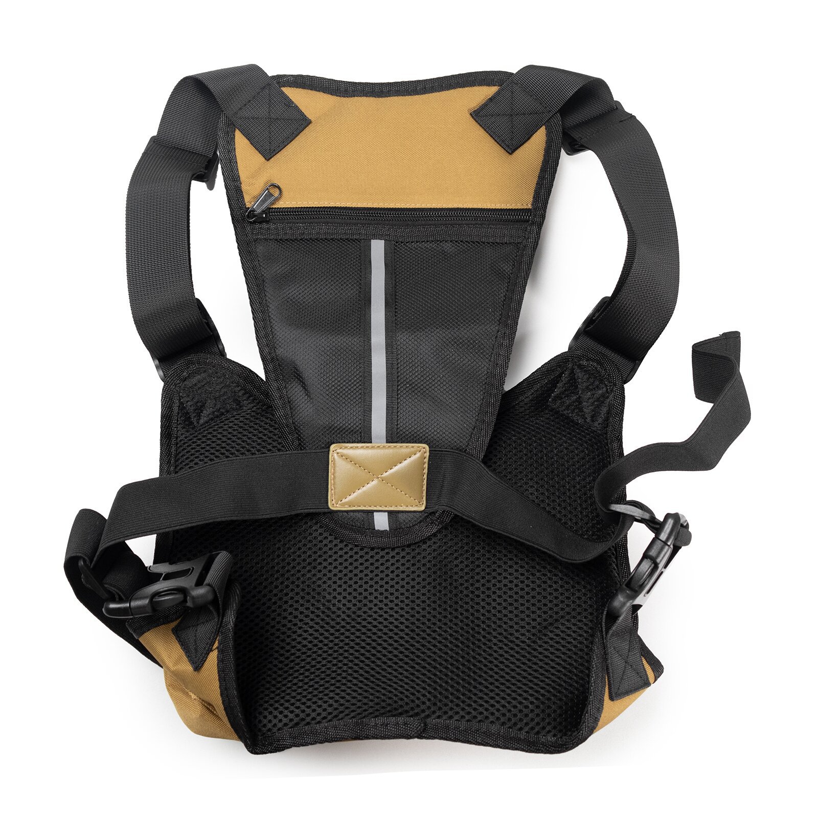 Brown Outdoor Tactical Chest Pack – Lightweight Running & Hiking Vest for Men view 5