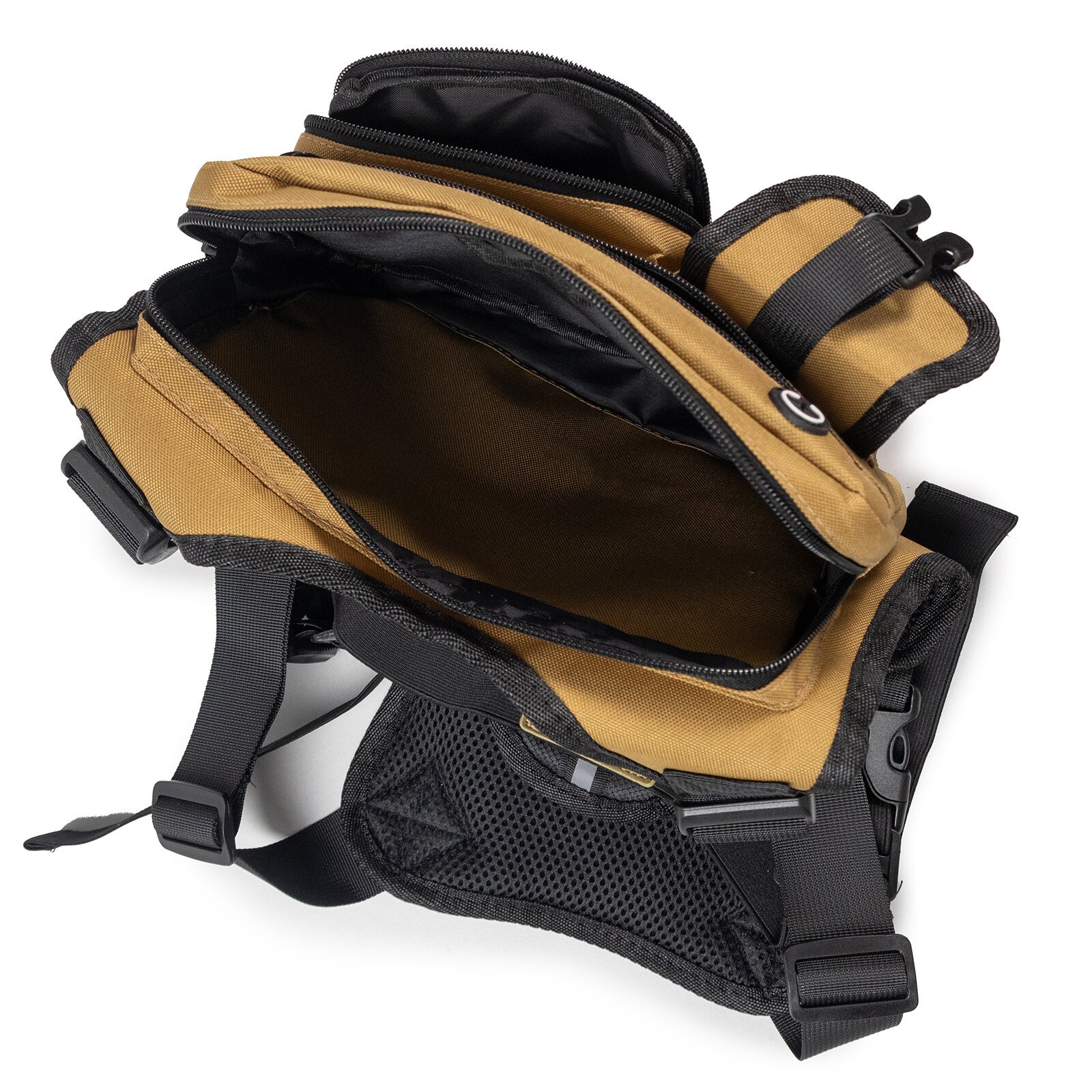 Brown Outdoor Tactical Chest Pack – Lightweight Running & Hiking Vest for Men view 6