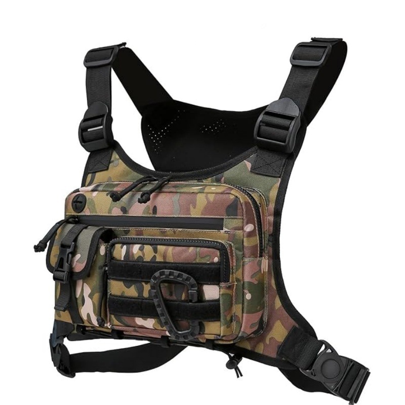 Camouflage color Outdoor Tactical Chest Pack – Lightweight Running & Hiking