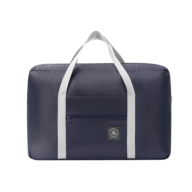 Dark Blue Foldable Travel Duffel Bag – Lightweight