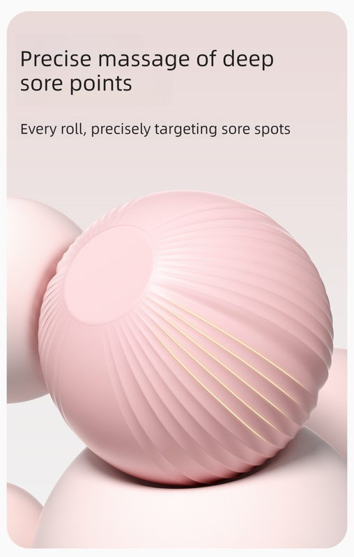 Purple Portable 6-Wheel Massage Roller – Quiet view 5