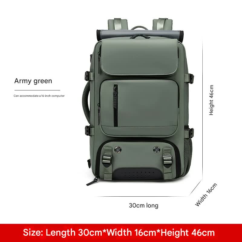 4-in-1 Convertible Travel Backpack & Briefcase - Large Capacity