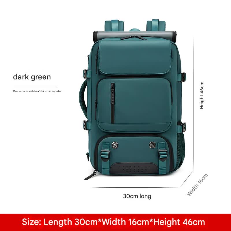 4-in-1 Convertible Travel Backpack & Briefcase - Large Capacity