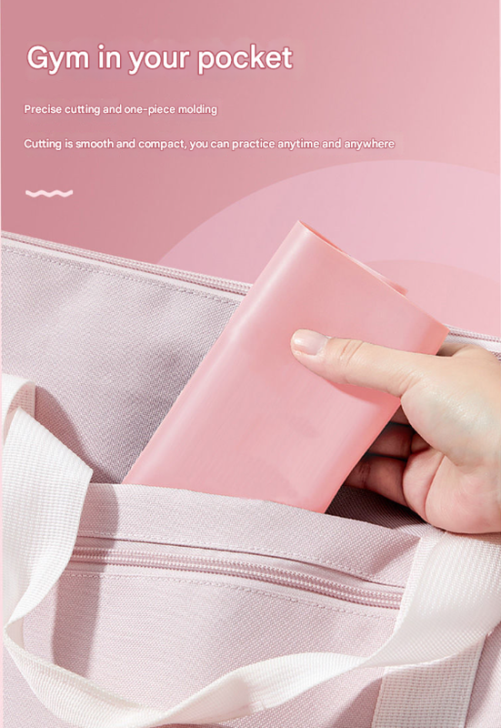 Pink Thickened 2m [60 lbs] Yoga & Fitness Resistance Stretch Bands (Set of 2) view 3