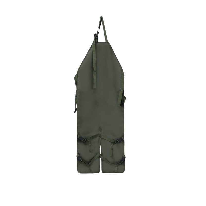Khaki Pocket Heavy-Duty Gardening Apron with Adjustable Straps and view 5