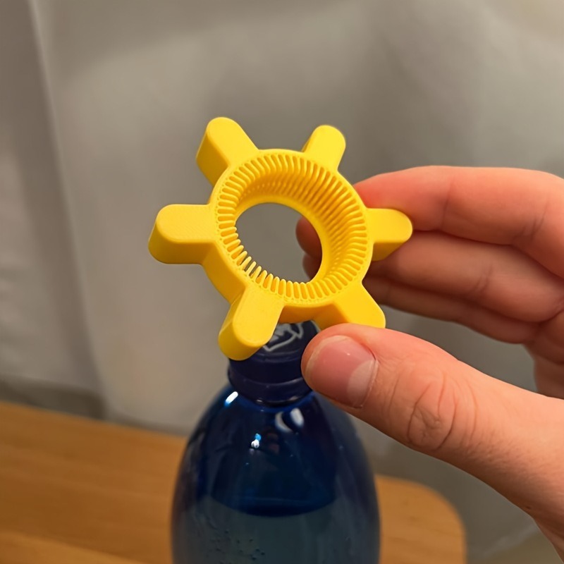 20-Pack Yellow Easy Twist Bottle Cap Opener - Ergonomic Grip for Soda & Drinks view 3