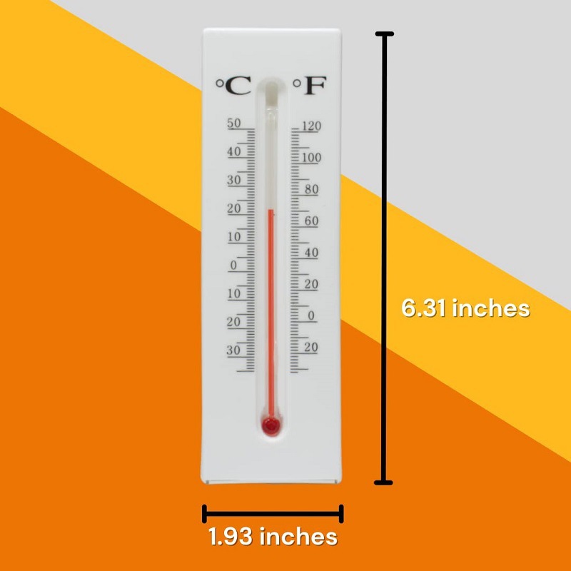 2-Pack Outdoor Fake Thermometer Diversion Safe - Hidden Key view 4