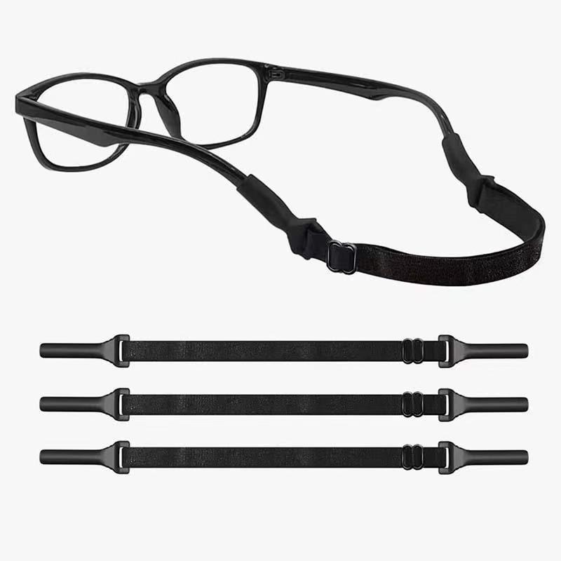 (10-Pack) Adjustable Anti-Slip Eyeglass Straps - Secure Sports Eyewear