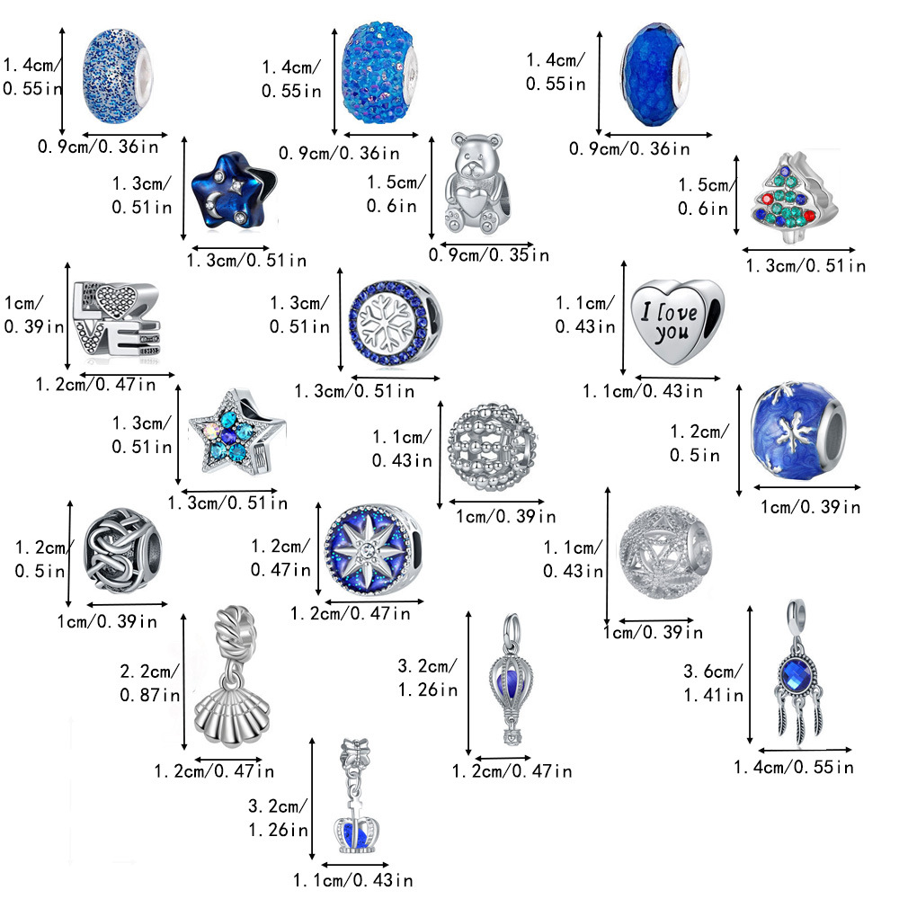 Christmas Advent Calendar DIY Charm Bracelet Kit - 24 Days of Surprise Jewelry view 2