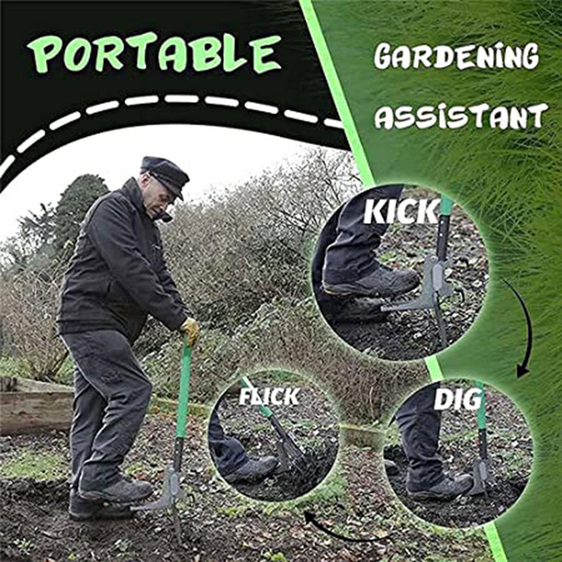 Premium Stand-Up Weeder Tool - Ergonomic Garden Assistant for Effortless Weed view 3