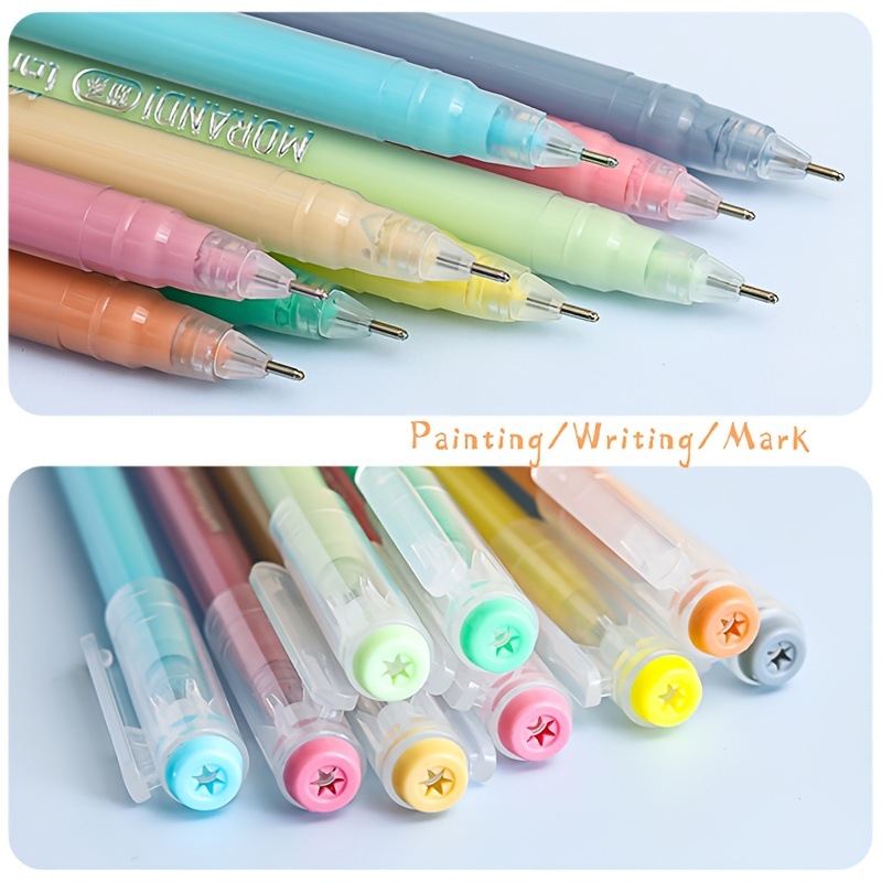 Dopamine 9PCS/Set Languo Dopamine Gel Pen Set - Vibrant Multi-Color Writing view 3