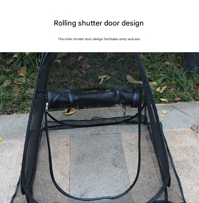 Portable Outdoor Mosquito Net Tent - Pop-Up Breathable Mesh Shelter for view 3
