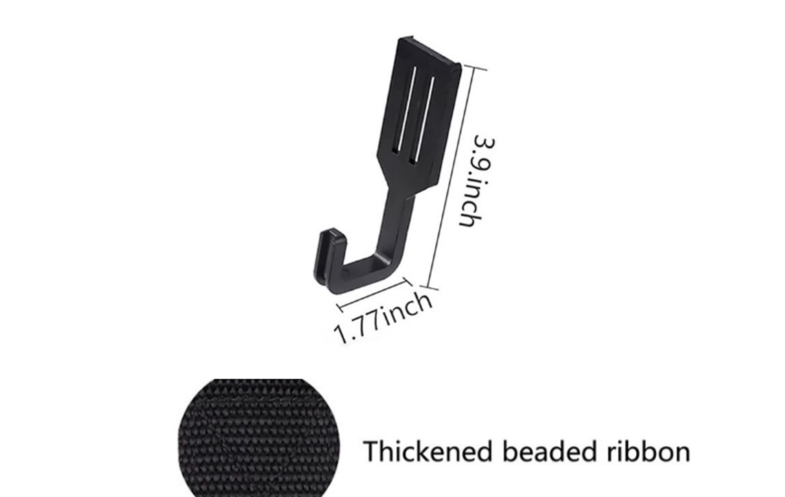 2-Piece Tree Stand Gear Hanger Set - Tactical Webbing Straps with 5 Hooks for view 2